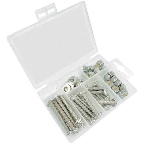 T-H Marine Supplies LLC BE-HA-54442-DP Stainless Steel Pan Head Machine Phillips Head Kit - 54 pcs