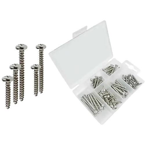 Phillips Pan Head Tapping Screws Kit - 84 pcs