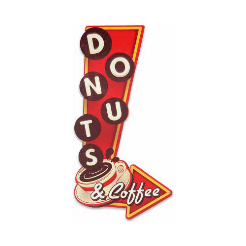 HEADWIND CONSUMER PRODUCTS 860-3044 Donuts 3D MTL Sign