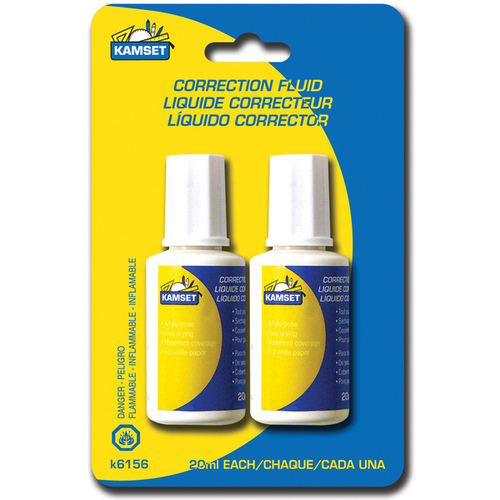 Symak Sales Co, Inc UC1311 Correction Fluid pack of 2