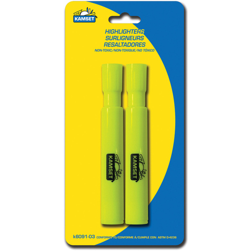 Symak Sales Co, Inc UC1649 Yellow Highlighter Yellow pack of 2