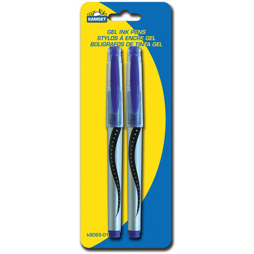 Symak Sales Co, Inc UC1789 Blue Gel Ink Pens pack of 2