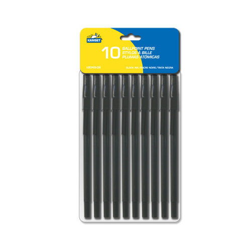 Symak Sales Co, Inc UC1877 Ballpoint Pens Black pack of 10