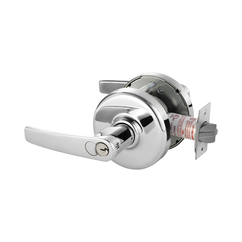 Zinc Armstrong Lever and D Rose Entry Grade 1 Heavy Duty Cylindrical Lever Lock with IC 6 Pin Bright Chrome Finish