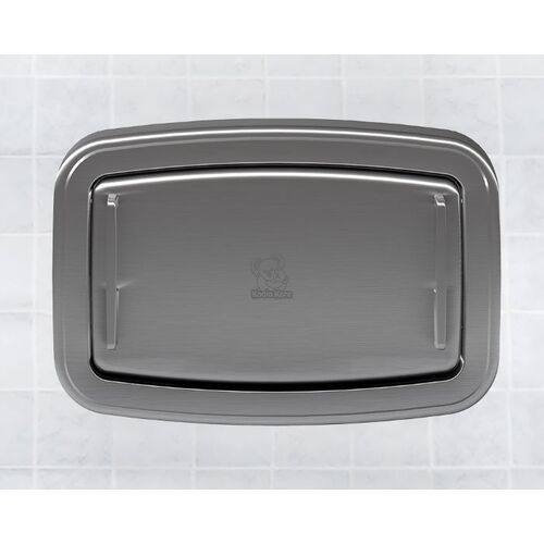 Bobrick KB310SSWM Horizontal Wall Mounted Baby Changing Station Satin Stainless Steel Finish