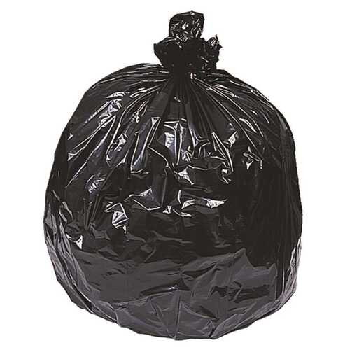 10 Gal. 0.7 mil 24 in. x 23 in. Black Low-Density Trash Bags BLK - pack of 500