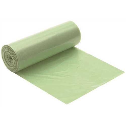 Berry Plastics 752443 33 Gal. 0.7 mil 33 in. x 39 in. Green Low-Density Trash Bags - pack of 250