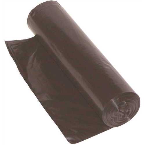 Berry Plastics PR5050-125 57 Gal. 50 in. x 50 in. 1.25 mil Black Low-Density Trash Bags BLK - pack of 100