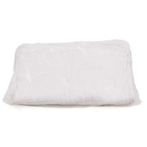 Hospital Specialty Co T1110-20DZPB 28 oz. 16 in. x 19 in. White Bar Towel Terry (12-Per Pack, )