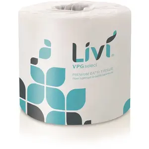 Solaris Paper 21556 2-Ply Premium White Bath Tissue/Toilet Paper - pack of 60