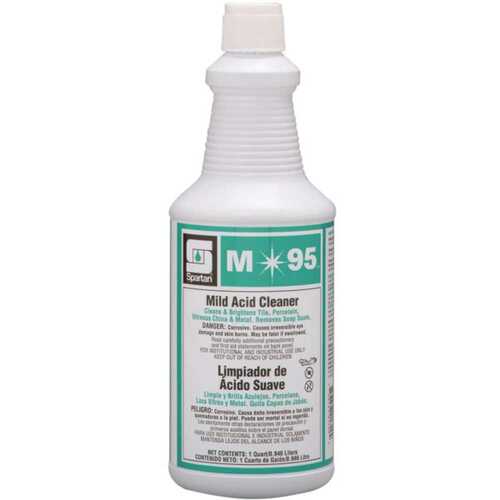 Spartan Chemical Co. 711503 M*95 1 Quart Pine Scent Restroom Cleaner Green - pack of 12