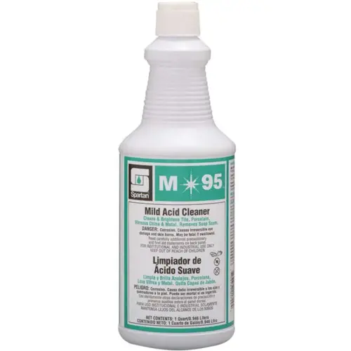 M*95 1 Quart Pine Scent Restroom Cleaner Green - pack of 12