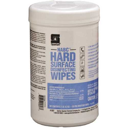 NABC NABC Fresh Scent Hard Surface Disinfecting Wipes White