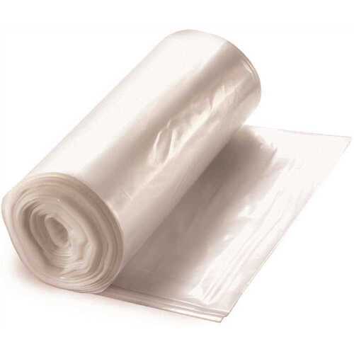 Berry Plastics CLBR4347X3C-1 56 Gal. 1.5 mil 43 in. x 47 in. Clear Low-Density Trash Bags CLR - pack of 100