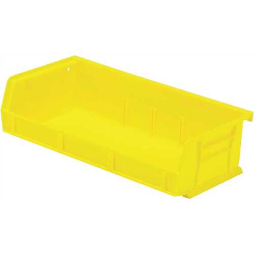 QUANTUM STORAGE SYSTEMS QUS232YLCS Ultra Stack & Hang Bin, 5-3/8"x11"x3", Yellow - pack of 8