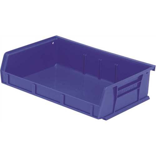 Ultra Stack & Hang Bin, 7-3/8"x11"x3", Blue - pack of 8