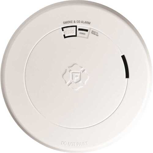 BRK Brands 1046794 Battery Operated Smoke & Carbon Monoxide Alarm With Slim Profile Design