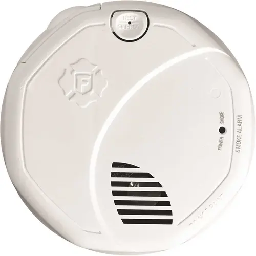 Wireless Interconnect Battery-Operated Smoke Alarm With Voice/location Alert