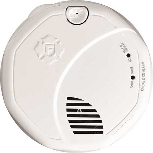 BRK Brands 1046815 Wireless Interconnect Battery Smoke & Carbon Monoxide, Voice/location Alert