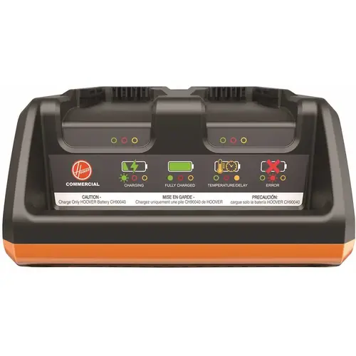 HOOVER CH90002 Hushtone M-PWR 40-Volt Dual Bay Charger