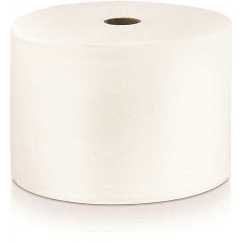 LoCor 26824 2-Ply Premium High Capacity White Bath Tissue/Toilet Paper - pack of 18