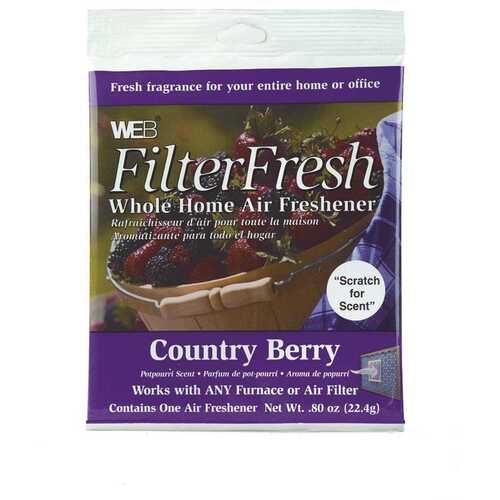 WEB PRODUCTS COUNTRY BERRY Filter Fresh Country Berry Whole Home Air Freshener White