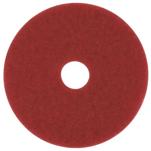 12 in. Red Buffing Floor Pad