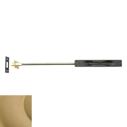 18" Flush Bolt Vintage Brass Finish