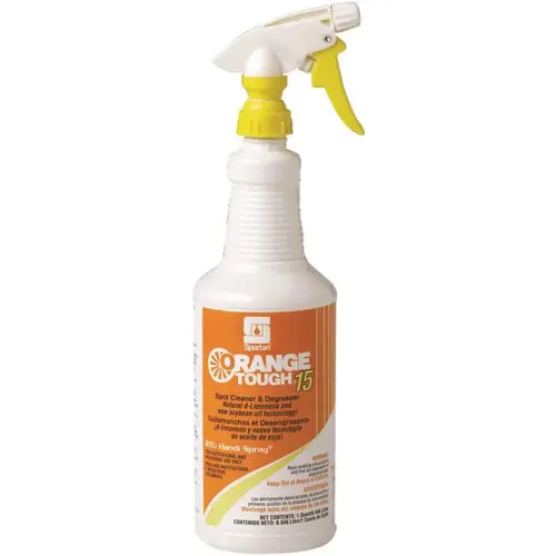 Orange Tough 221603 15, 1 Quart Citrus Scent Industrial Degreaser Orange