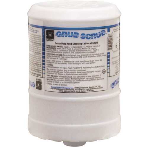 Grub Scrub 281004 (Flat Top) 1 Gallon Citrus Scent Hand Wash White