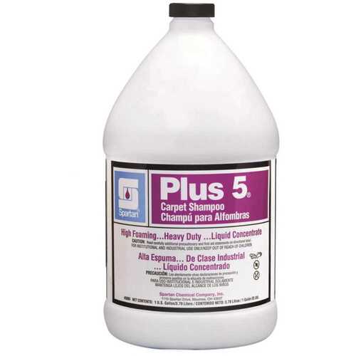 Plus-5 1 Gallon Banana Scent Carpet Shampoo Yellow