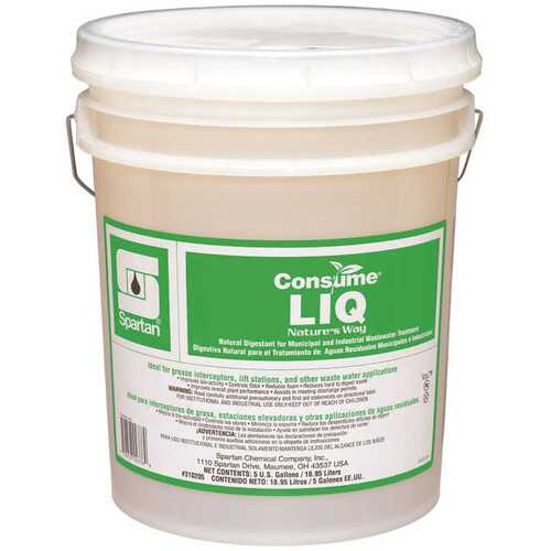 Spartan 310205 Consume LIQ 5 Gallon Wastewater Treatment