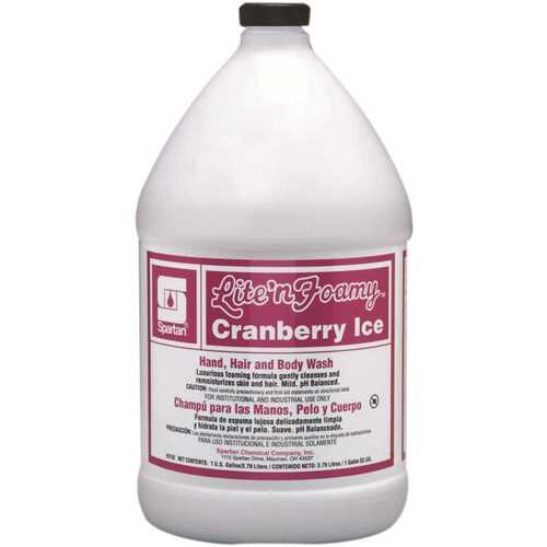 Lite'n Foamy Cranberry Ice 1 Gallon Hand Wash Red