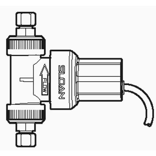 SLOAN VALVE COMPANY 0365758 ETF740A 6 VDC SOLENOID ASSEMBLY