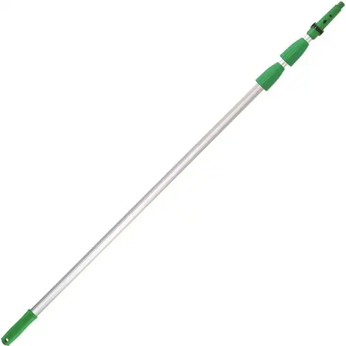 Unger ED900 OptiLoc  Extension Pole, 30 in, Silver/Green