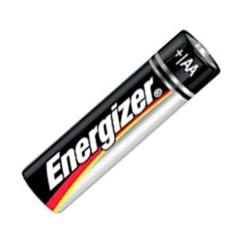 Energizer E91MP E91 Series Disposable Battery, 1.5 V Battery, 25 mAh, AA Battery, Manganese Dioxide, Zinc