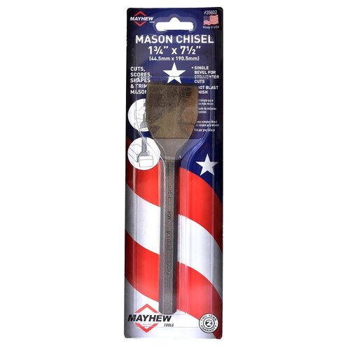 Mayhew 35602 MASON CHISEL 1-3/4 X 7-1/2IN