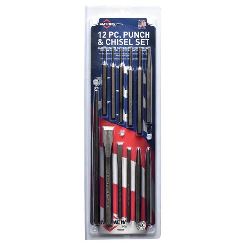 Mayhew 61040 PUNCH & CHISEL SET