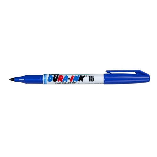 LA-CO Industries Inc 96025 Dura-Ink 15 Permanent Marker Fine Tip - Blue