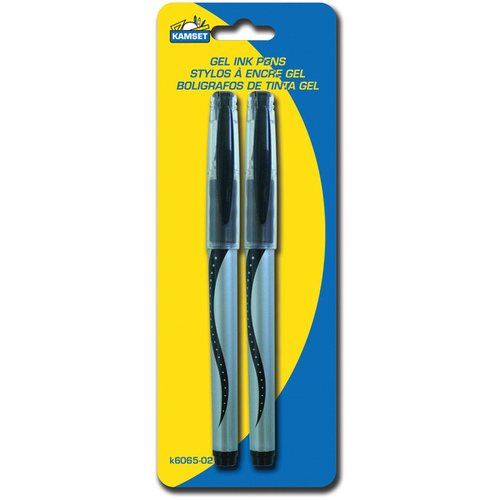 Black Gel Pens pack of 2