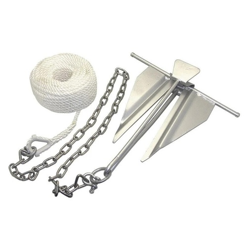 Galvanized #7 Slip-Ring Boat Anchor Kit