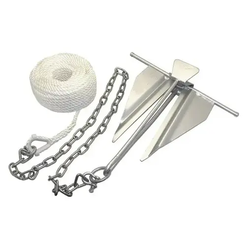 T-H Marine Supplies LLC AN-50997-DP Galvanized #7 Slip-Ring Boat Anchor Kit