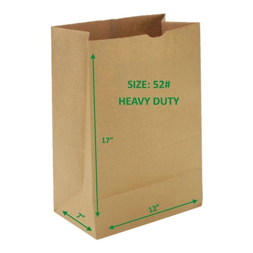 Essendant 37600033 Paper Bag 52# 52-lbs Brown pack of 500