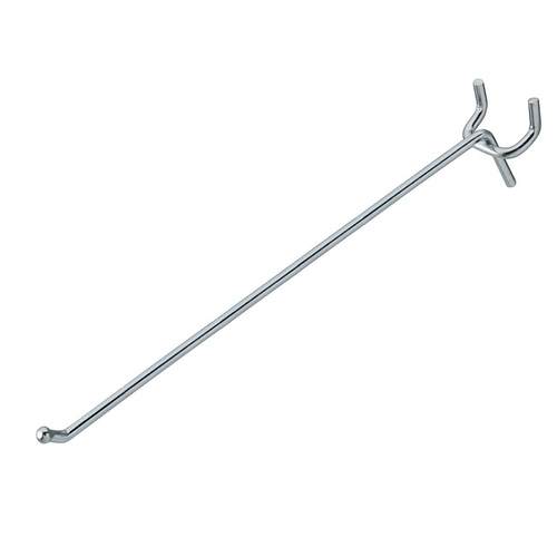 Siffron R21-10-H Pegboard Hook Heavy Duty 1/4" x 10" Galvanized