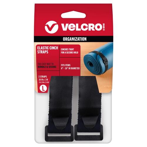 VELCRO Brand VEL-30807-USA Bundling Straps Large Nylon 30" L Black