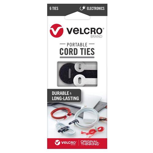 VELCRO Brand VEL-30815-USA Ties Assorted Nylon Assorted