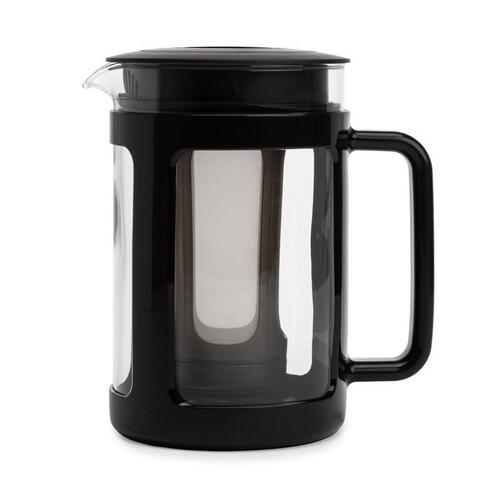 Cold Brew Coffee Maker Logan 1.6 qt Black/Clear Black/Clear