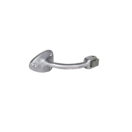 Curved Roller Stop Trimco Made Satin Chrome Finish