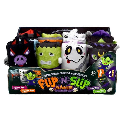 Flip-N-Slip Squishy Toy Halloween Assorted - pack of 12