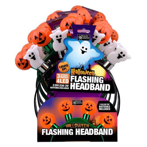 Flashing Headband Halloween Assorted